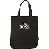 Сумка-шоппер "deVENTE. The BOSS" 34х43,5x8 см, расширение дна 8 см, канвас, 1 отделение на молнии и магнитной кнопке, 1 внутренний карман на молнии, с рисунком