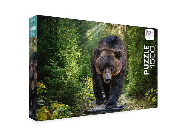 Пазл 1500 эл. "Медведь гризли на охоте" "ФРЕЯ"