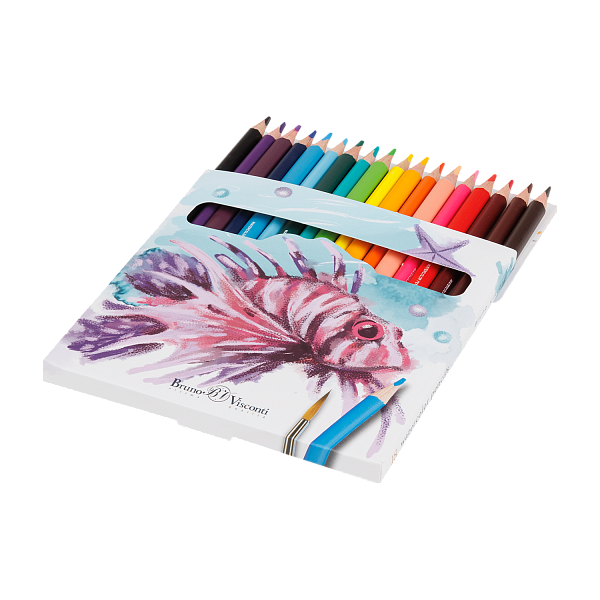 Карандаши 18 цв. акварельные "DREAM WORLD"