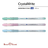 Ручка шариковая 0,38 мм "CrystalWrite.Zefir" СИНЯЯ (3 цвета корпуса) 