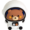 Точилка 1 отв. deVENTE. Space Team, пластиковая с покрытием Soft 