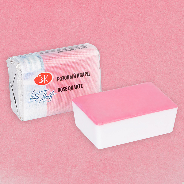 Акварель кювета 2,5 мл Розовый кварц  Белые Ночи