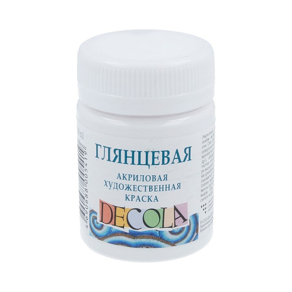 Акрил 50 мл глянц. Декола Белая 