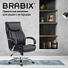 Кресло офисное BRABIX PREMIUM "Advance EX-575", хром, экокожа, черное