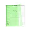 Тетрадь с пластиковой обложкой на скобе ErichKrause® Классика CoverPrо Neon, зеленый, А5+, 12 л. лин
