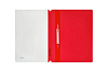 Скоросшиватель А4 с верх. прозр. листом, 140/180 мкм, красный, Стамм