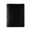 Папка на резинке А5 "Expert Complete" Classic 500 мкм 25 мм песок черный EC23444511