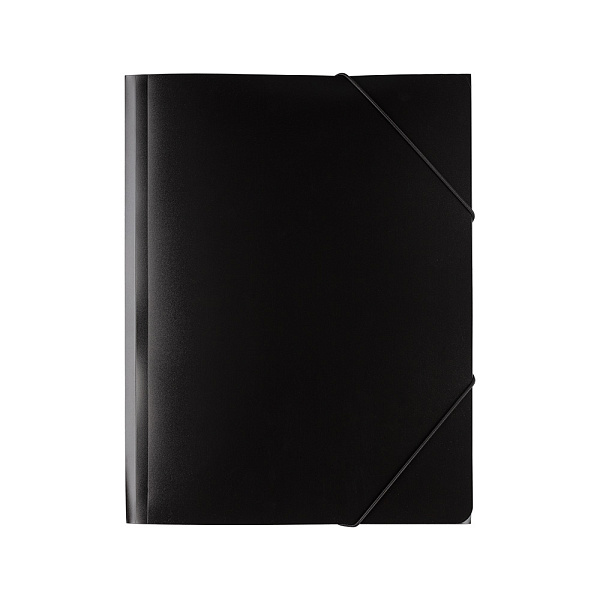 Папка на резинке А5 "Expert Complete" Classic 500 мкм 25 мм песок черный EC23444511