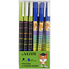 Ручка гелевая 0,5 мм стираемая deVENTE. СИНЯЯ, Таблица Умножения, 2 дизайна корпуса ассорти, с ластиком