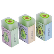 Ластик Hatber Avocado PVC прямоугольный