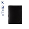 Папка на резинке А5 "Expert Complete" Classic 500 мкм 25 мм песок черный EC23444511