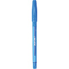 Ручка шариковая 0,7 мм "deVENTE" с полупрозр. корпусом и держателем, синяя