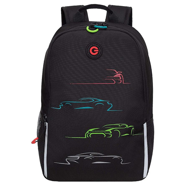 Рюкзак школьный (/1 черный-красный)