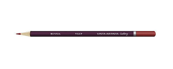 Карандаш цветной художественный "VISTA-ARTISTA" "Gallery"  заточенный 710 Английский красный (English red)