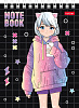 Блокнот А6 40 л. кл. на гребне "Неко-Тян_аниме" Обл. мел.картон УФ-лак