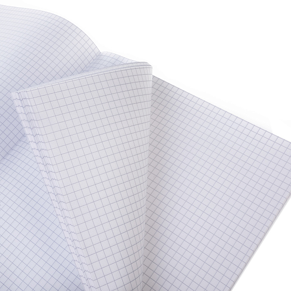 Тетрадь А4 48 листов в клетку "СОЛО" - Шафран 60-65г/кв.м на скобе Обл. мел.картон ламинация цв.СОФТ ТАЧ запечатанный тит.лист