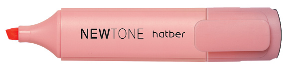 Маркер-текстовыделитель Hatber NEWtone PASTEL клиновидный пишущий узел Розовый 12шт. в картонной Дисплей-витрине