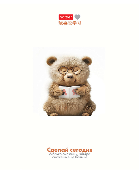 Тетрадь 48 л. кл. "Я люблю учиться" 60-65г/кв.м мат.ламин. 5 диз.в блоке скругл.углы 