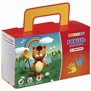 Пальчиковая гуашь 6 цв. "Цветик" 80 мл 