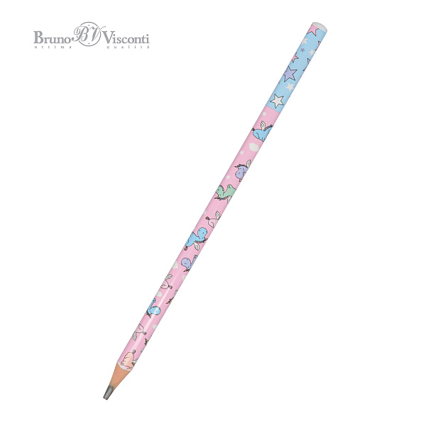 Карандаш ч/г HB "ArtGraphix. Zefir. Единорожки в облачках" (пластиковый корпус)