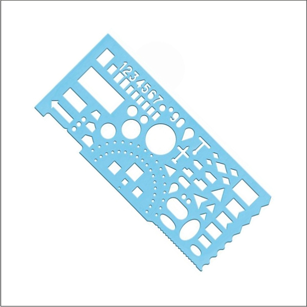 Линейка офицерская СТАММ, 20,2 x 9 см, пластиковая, зеленая