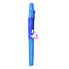 Ручка шариковая "deVENTE. Study Pen" обучающая письму, для правшей, d=0,7 мм, с каучуковым держателем и подвеской, сменный стержень, с индивидуальной маркировкой, синие чернила