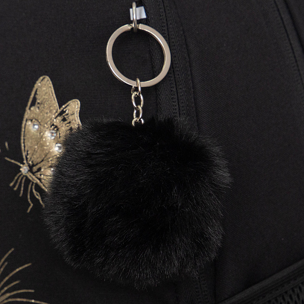 Рюкзак школьный с обвесом (/1 черный)