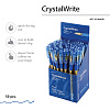 Ручка шариковая 0,38 мм Bruno Visconti "CrystalWrite" СИНЯЯ