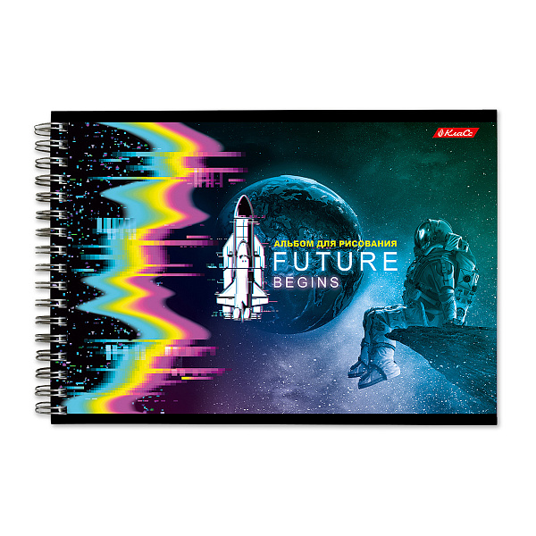 Альбом д/рис. 40 л. на гребне "Игры разума" 100 г/м2 A4 29 х 20.5 см. 000238 "Светоч"