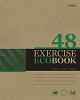 Тетрадь 48 листов в линию "Экобук" 60-65г/кв.м на скобе КРАФТ 5 диз.в блоке скругл.углы