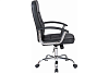 Кресло BRABIX "Bit EX-550", хром, экокожа, черное