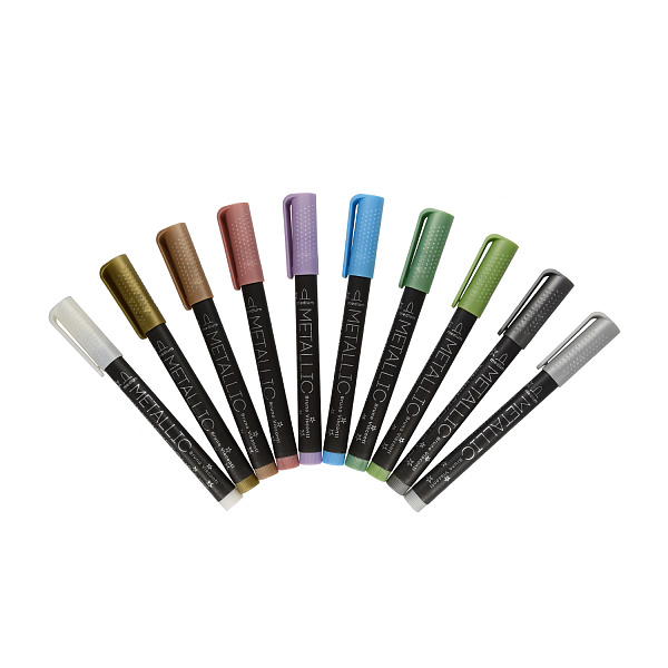 Набор скетч маркеров 10 цв. МЕТАЛЛИК "SKETCH&ART"