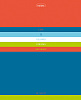 Тетрадь 60 л. кл. "Жизнь в полосочку" на скобе,  тиснение