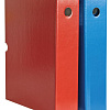 Лоток-коробка архивный, микрогофрокартон, 250x75x315 мм, красный,