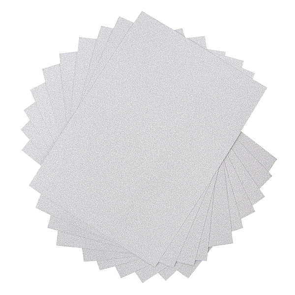 Бумага цветная глиттерная "VISTA-ARTISTA"  250 г/м2 A4 21 х 29.7 см. 01 - под серебро (silver)