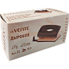 Дырокол на 12 л. "deVENTE. Esthetics" пластиковый с линейкой, бургунди, с металлической базой цвета розового золота в картонной коробке, 