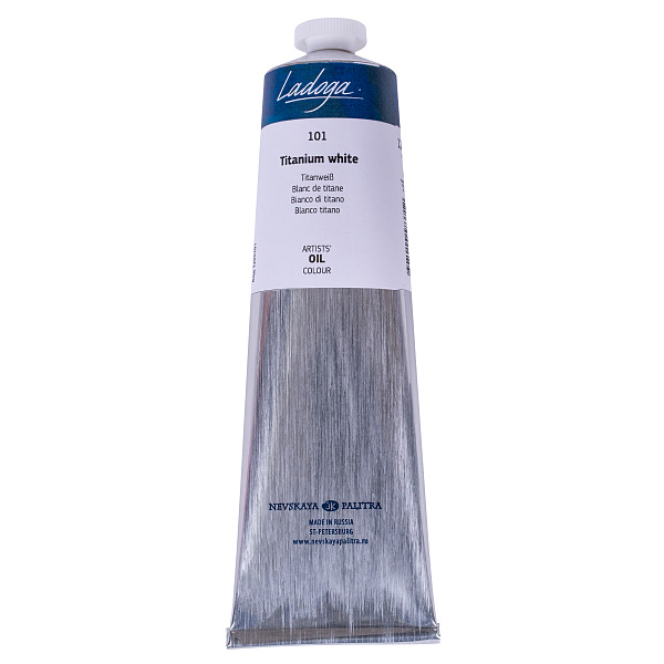 Масло Ладога туба 120мл Белила титановые 