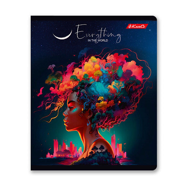 Тетрадь 48 л. кл. "Мотогонщик" глянцевая ламинация, A5 на скобе 65 г/кв.м, белизна 100%. 000734 "Светоч" 48ТЕТк-004 