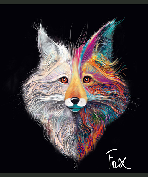 Тетрадь 48 л. кл. "Фокс" Премиум Фольга+4+0+СофтТач (микс)