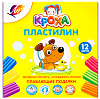 Пластилин плавающий Луч 12 цветов