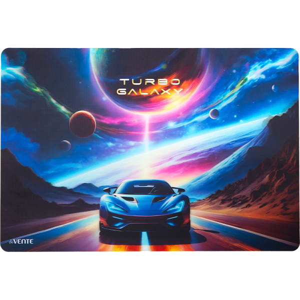 Накладка на стол 3D "deVENTE. Turbo Galaxy" 43x29 см, пластиковая 500 мкм, с цветным рисунком, индивидуальная упаковка