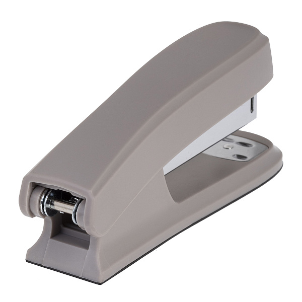 Степлер №24/6,26/6 на 20 листов Hatber "Mist", пластиковый, 100 скоб, захват 55 мм, ассорти