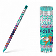 Карандаш автомат. 2,0 мм ErichKrause ColorTouch® Tropical с точилкой, НВ (в тубусе по 24 шт.)