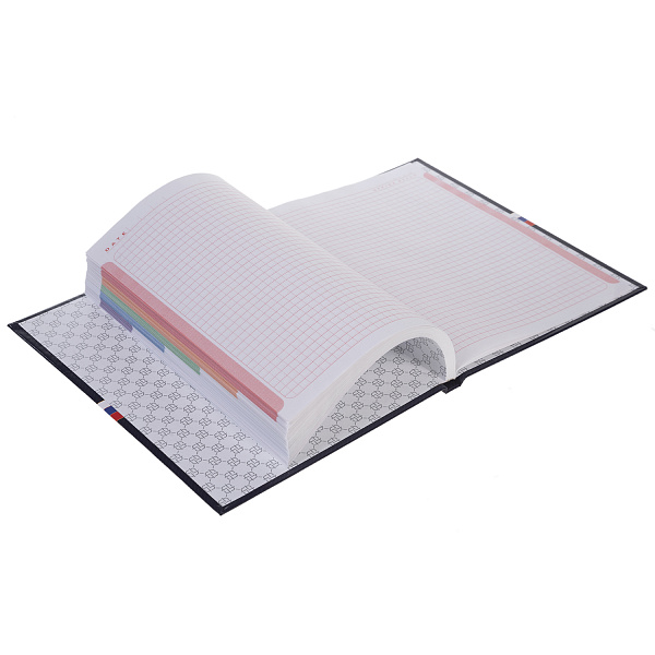 Бизнес-блокнот А5 80 л. кл. тв.переплет "Моя Родина" 167х216мм 5-цв. блок запечат. форзац глянц. ламин.