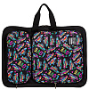 Сумка-рюкзак для рисования "deVENTE. Limited Edition. Sneakers" А3+ (36x50x2 см) 500 г, текстильная, с подкладом, 1 отд. на молнии, 2 передних кармана на молнии, с 2-мя ручками и регулируемыми уплотненными лямками, внутри большой карман и резинки для