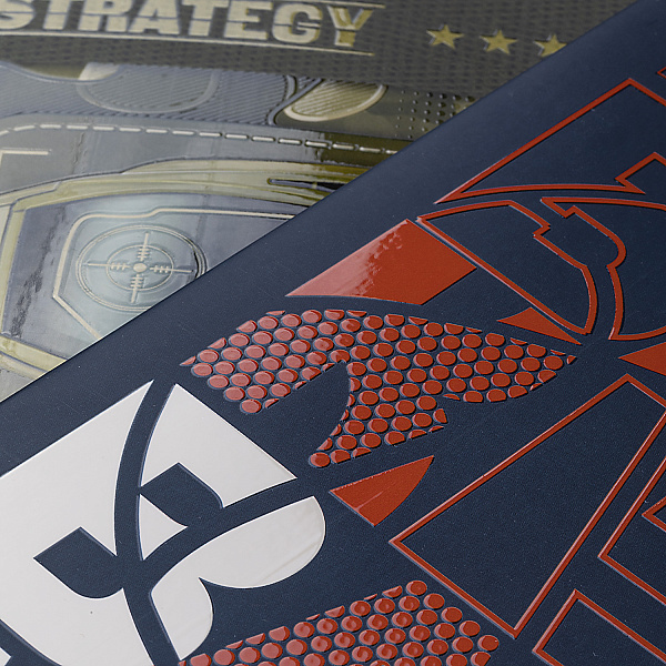 Тетрадь 48 л. кл. "В движении" 65г/кв.м мат.ламин. 3D фольга 5 диз.в блоке скругл.углы