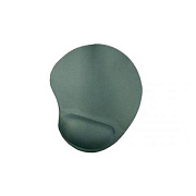 Коврик для мыши с подушкой под запястье SONNEN, полиуретан + лайкра, 250х220х20 мм, синий