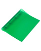 Обложка для тетрадных блоков 4 кольца А5, ПВХ 500 мкм, 166х223, зеленый