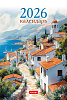Календарь 2026 ДОМИК настольный "Уголки Европы" 105х160мм бум. Мелованная на гребне Стандарт 