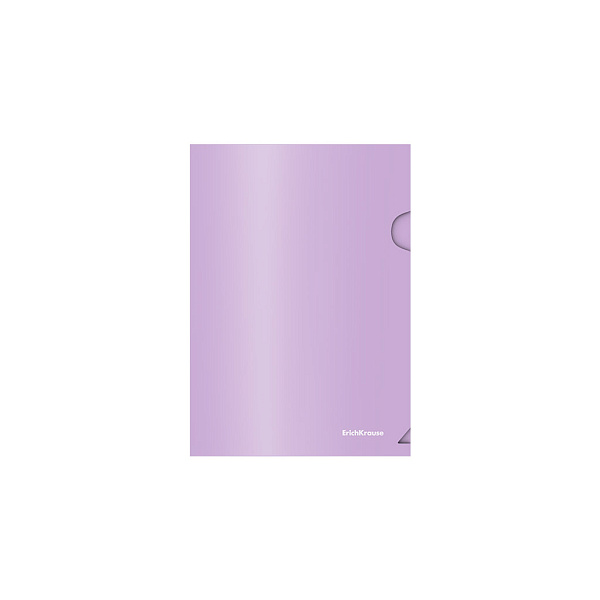 Папка-уголок А5+ ErichKrause Matt Pastel Bloom, пластиковая, непрозрачный, ассорти (в пакете по 12 шт.)
